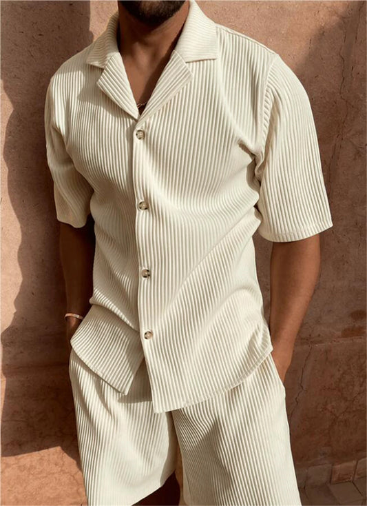 Spring/Summer suit shorts/short sleeve shirt