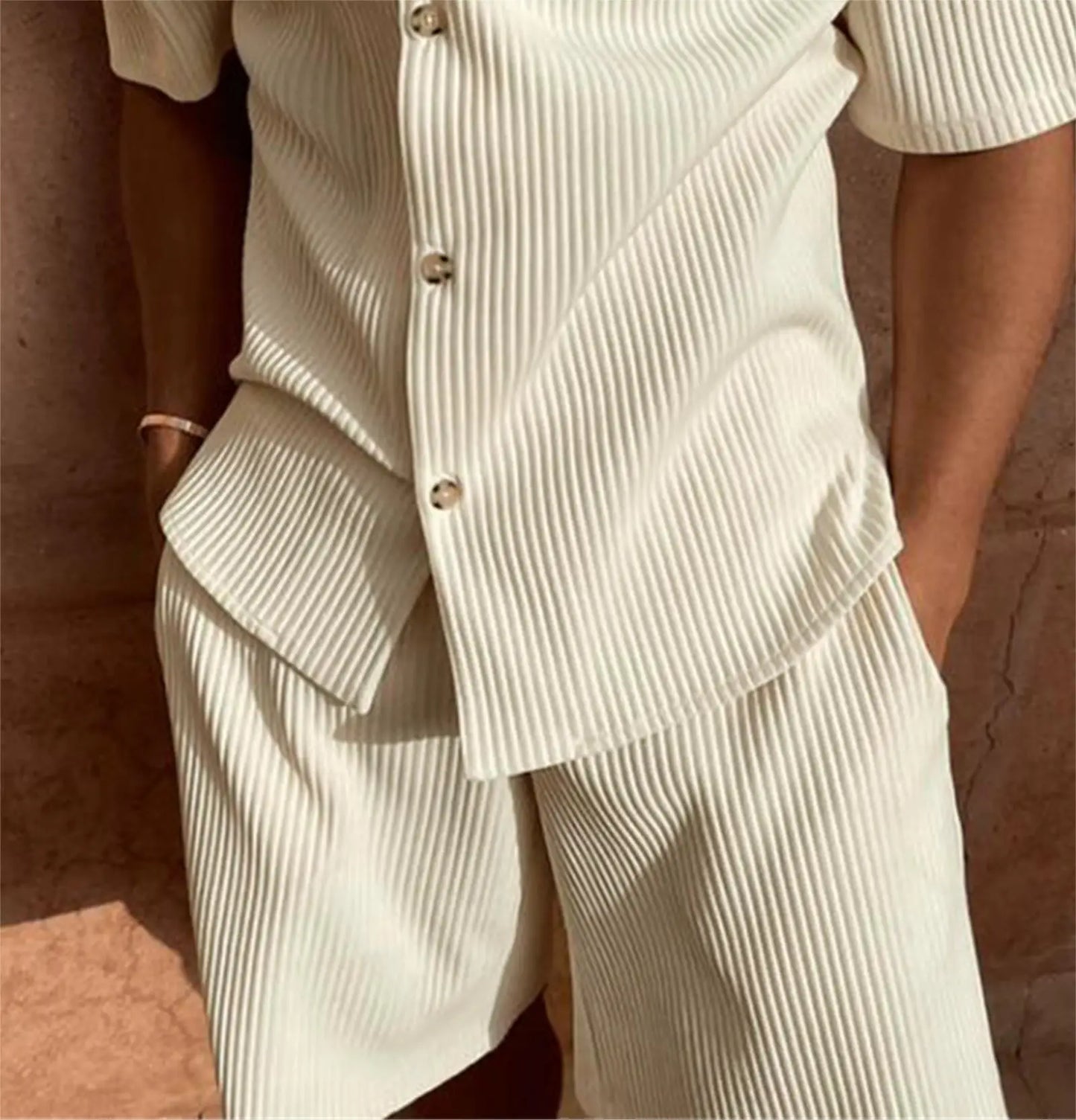 Spring/Summer suit shorts/short sleeve shirt
