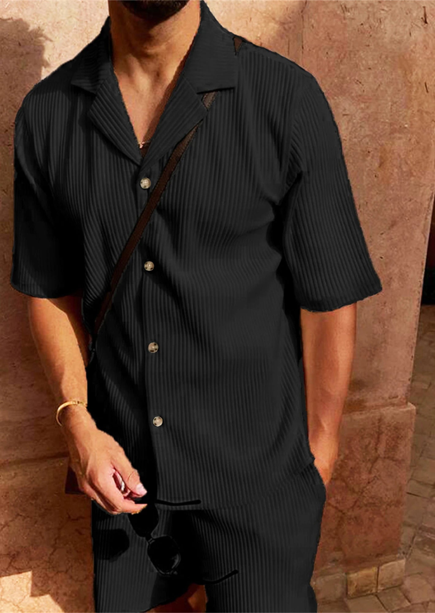 Spring/Summer suit shorts/short sleeve shirt